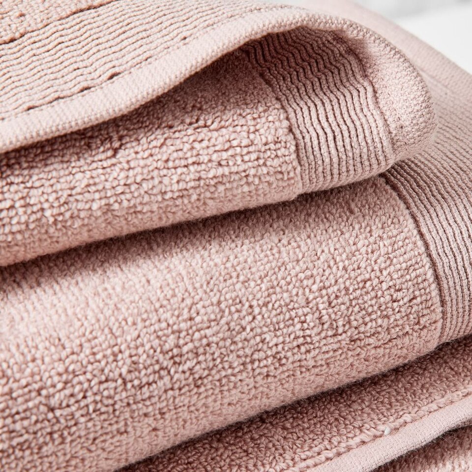 Organic Luxury Fibrosoft™ Towels Adobe Rose West Elm Australia
